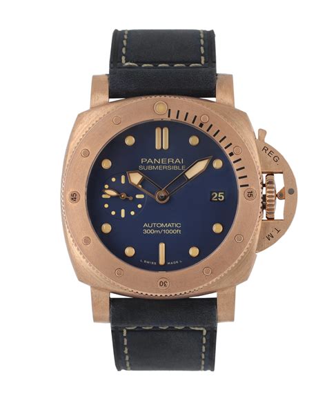 panerai 382 bronzo|panerai underwater bronzo blu abisso.